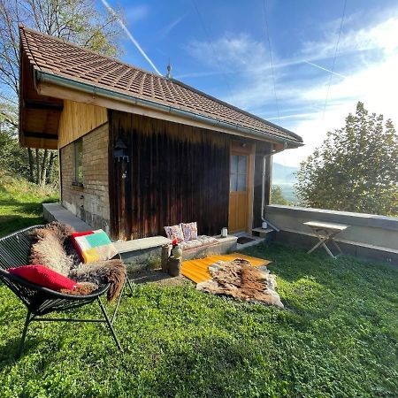 Jolie Cabane Avec Jacuzzi Pour Les Amoureux De La Nature Tullins Екстер'єр фото